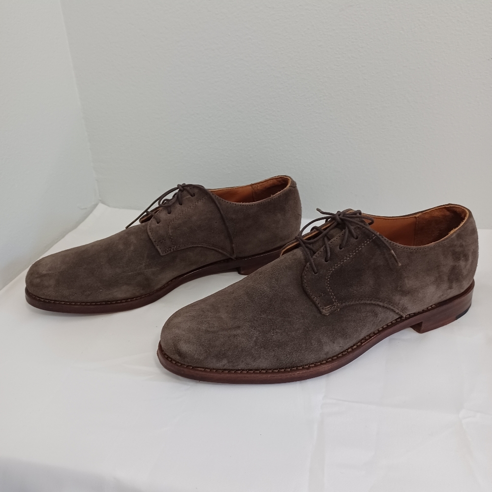 RANCOURT&CO.  men's suede shoes size 10D made in U.S.A lace-up